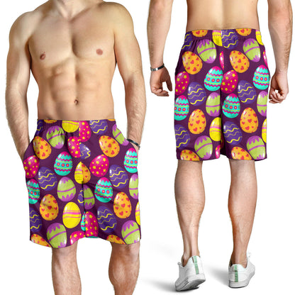 Easter Eggs Pattern Print Design RB04 Mens Shorts