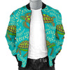 Sea Turtle Pattern Print Design T010 Men Bomber Jacket