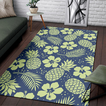 Pineapple Pattern Print Design PP07 Area Rugs