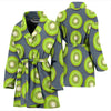 Kiwi Pattern Print Design KW06 Women Bathrobe