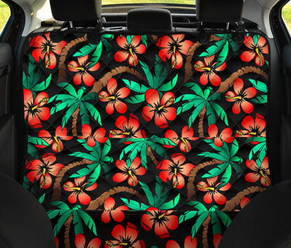 Hawaiian Themed Pattern Print Design H022 Rear Dog  Seat Cover
