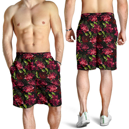 Iris Pattern Print Design IR03 Mens Shorts