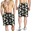 Daisy Pattern Print Design DS07 Mens Shorts