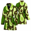 Avocado Pattern Print Design AC04 Women Bathrobe