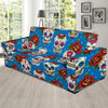 Sugar Skull Rose Pattern Sofa Slipcover