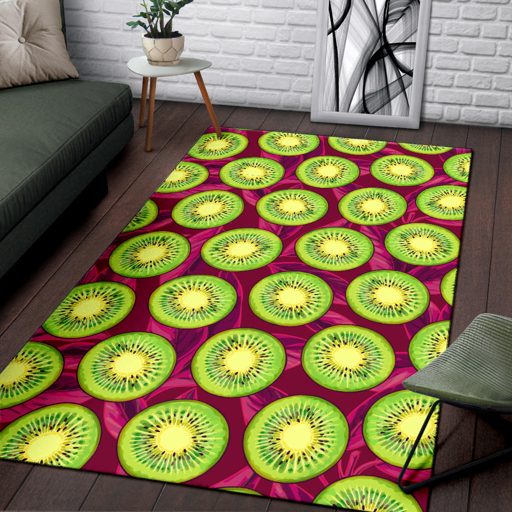 Kiwi Pattern Print Design KW05 Area Rugs