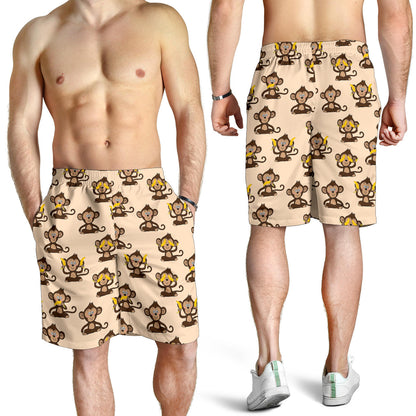 Monkey Pattern Print Design 03 Mens Shorts
