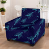 Sea Turtle Pattern Print Design T04 Armchair Slipcover