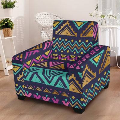 Multicolor Tribal aztec Armchair Slipcover