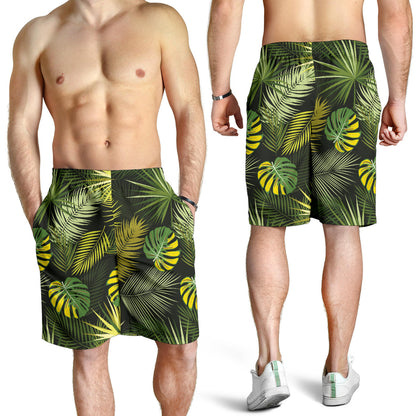 Palm Leaf Pattern Print Design A05 Mens Shorts