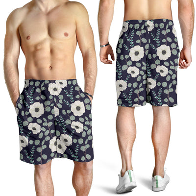 Anemone Pattern Print Design AM01 Mens Shorts