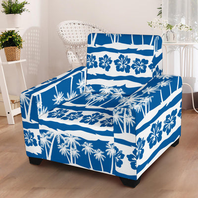 Hawaiian Themed Pattern Print Design H021 Armchair Slipcover