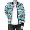 Barracuda Pattern Print Design 03 Women's Bomber Jacket