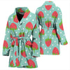 Strawberry Pattern Print Design SB06 Women Bathrobe