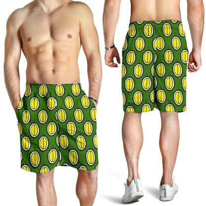 Durian Pattern Print Design DR01 Mens Shorts