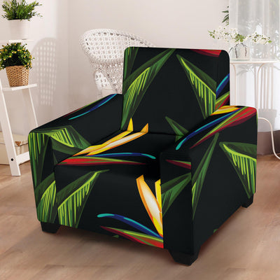 Bird Of Paradise Pattern Print Design BOP012 Armchair Slipcover