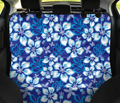 Hibiscus Pattern Print Design HB04 Rear Dog  Seat Cover