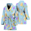 Easter Eggs Pattern Print Design RB015 Women Bathrobe