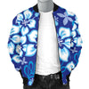 Hibiscus Pattern Print Design HB04 Men Bomber Jacket