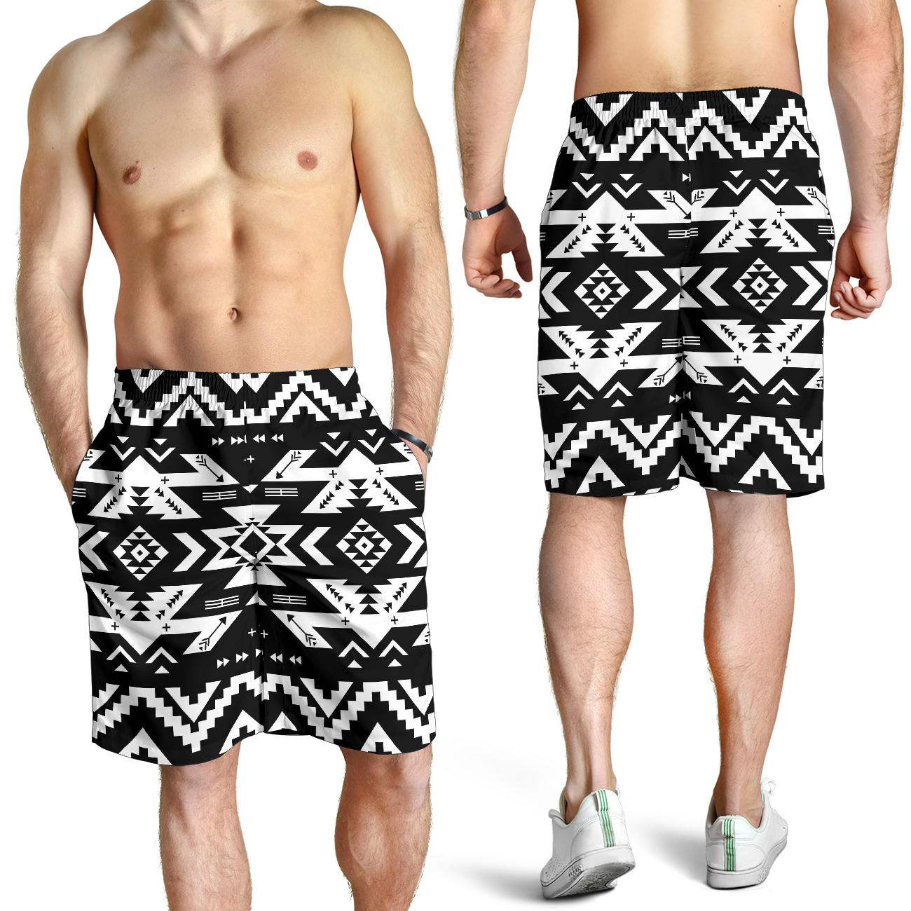 Tribal indians native aztec Mens Shorts