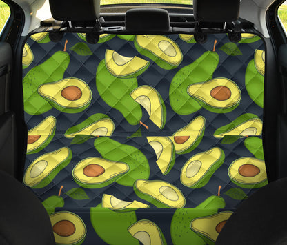Avocado Pattern Print Design AC013 Rear Dog  Seat Cover