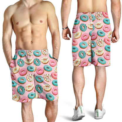 Donut Pattern Print Design DN06 Mens Shorts