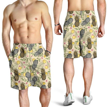 Pineapple Pattern Print Design PP012 Mens Shorts