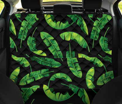 Banana Leaf Pattern Print Design BL02 Rear Dog  Seat Cover