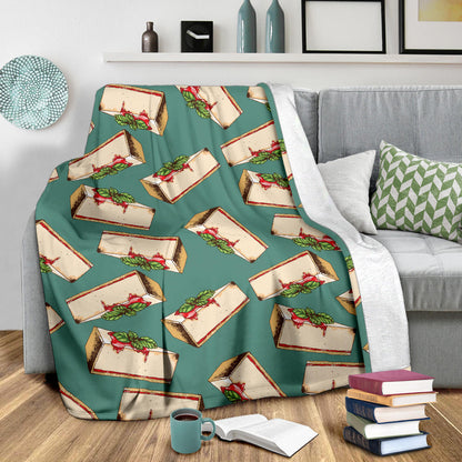 Cheesecake Pattern Print Design CK02 Fleece Blanket