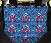 Lotus Boho Pattern Print Design LO010 Rear Dog  Seat Cover