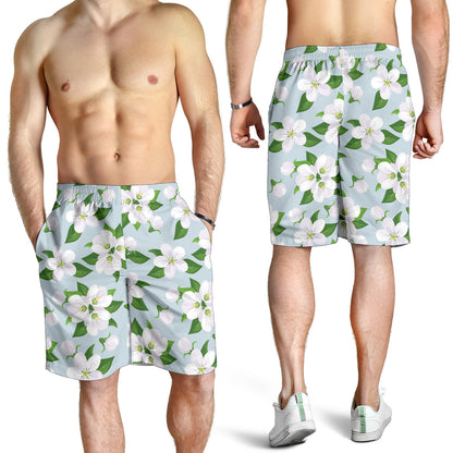 Apple blossom Pattern Print Design AB04 Mens Shorts