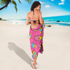 Ice Cream Pattern Print Design IC04 Sarong Pareo Wrap