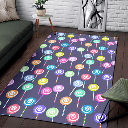 Lollipop Pattern Print Design LL03 Area Rugs