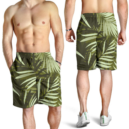 Palm Leaves Pattern Print Design PL05 Mens Shorts