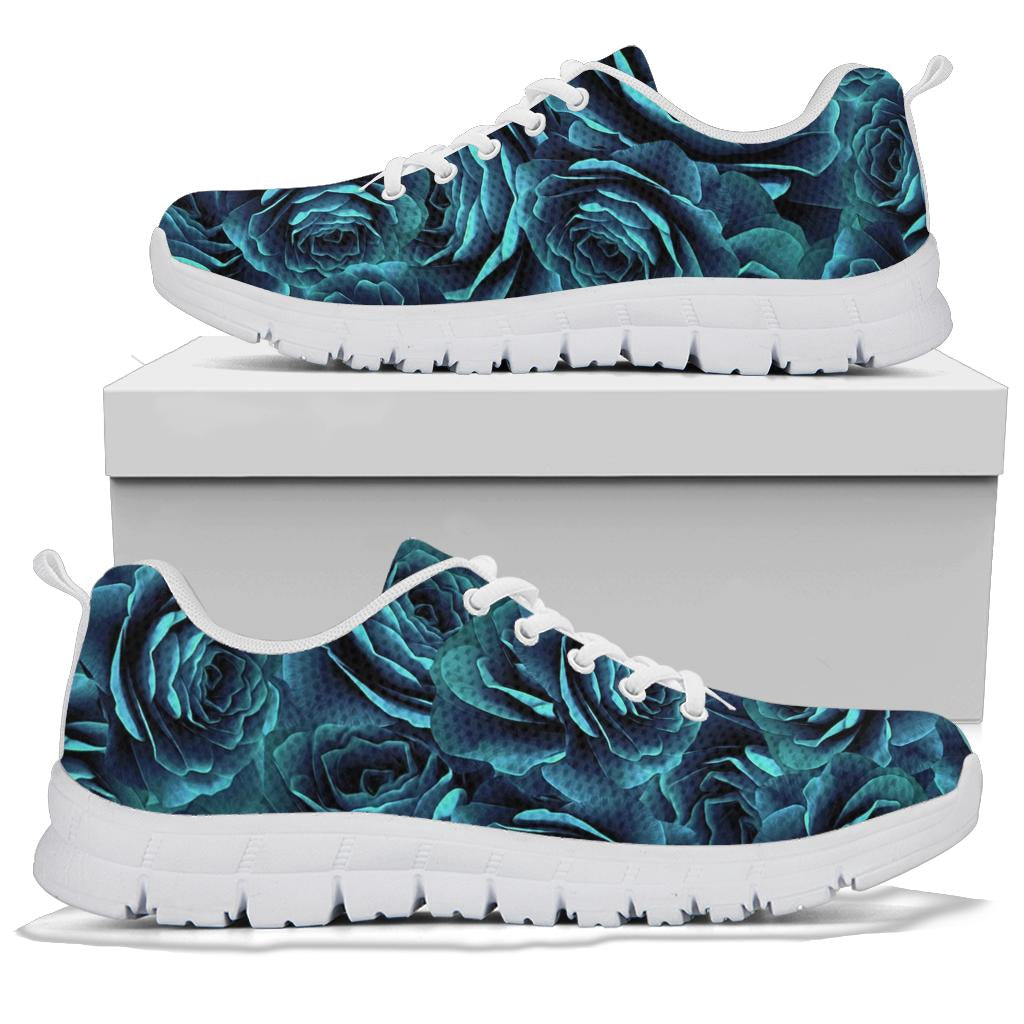 Camellia Pattern Print Design CM04 Sneakers White Bottom Shoes