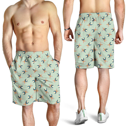 Windmill Pattern Print Design 02 Mens Shorts
