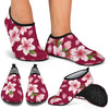 Cherry Blossom Pattern Print Design CB06 Aqua Water Shoes