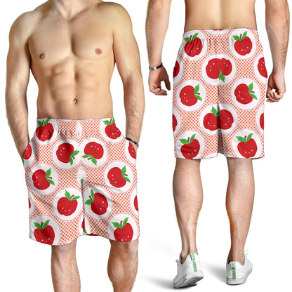 Apple Pattern Print Design AP08 Mens Shorts