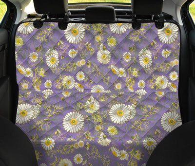 Daisy Pattern Print Design DS011 Rear Dog  Seat Cover