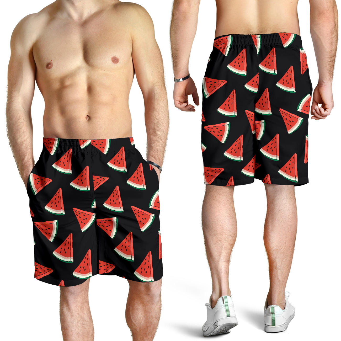 Watermelon Pattern Print Design WM01 Mens Shorts