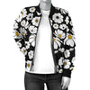 Daisy Pattern Print Design 02 Women's Bomber Jacket