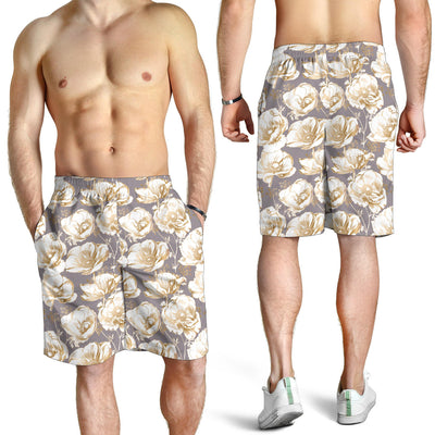 Anemone Pattern Print Design AM05 Mens Shorts