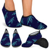 Sea Turtle Pattern Print Design T04 Aqua Water Shoes