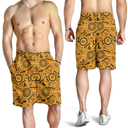 Mountain bike Pattern Print Design 03 Mens Shorts