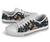 sugar skull Mexican White Bottom Low Top Shoes