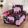 Pink Elephant Pattern Armchair Slipcover