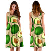 Avocado Pattern Print Design AC010 Midi Dress