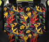 Bird Of Paradise Pattern Print Design BOP016 Rear Dog  Seat Cover