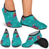 Sea Turtle Pattern Aqua Water Shoes