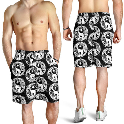 Yin Yang Koi Fish Mens Shorts